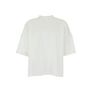 Jacquemus Men 'Le T-Shirt Atelier' White Crewneck T-Shirt In Cotton Man